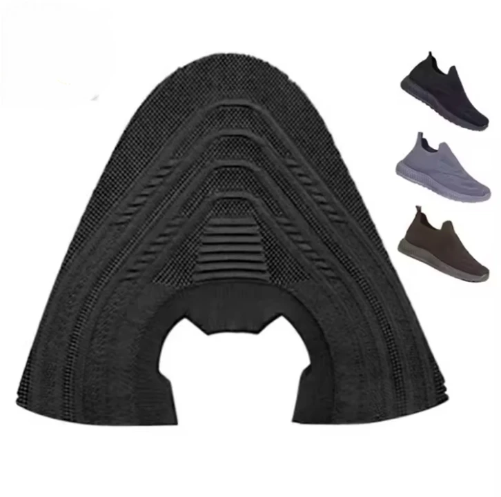 3D Semi Finished Shoes Material For Upper Good Quality Thickened Running Shoes Upper Sock Shoes