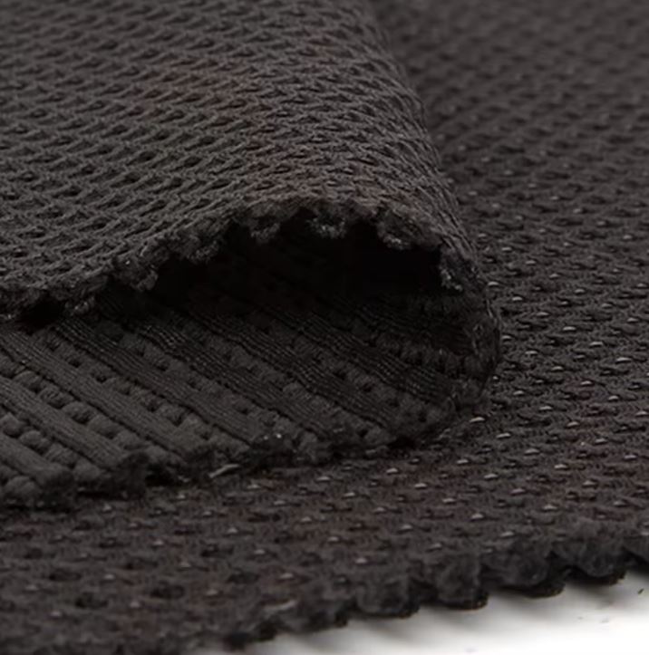 New Fashion Hot Selling 100% Polyester Black 3D Air Mesh Fabric For Sports Shoes