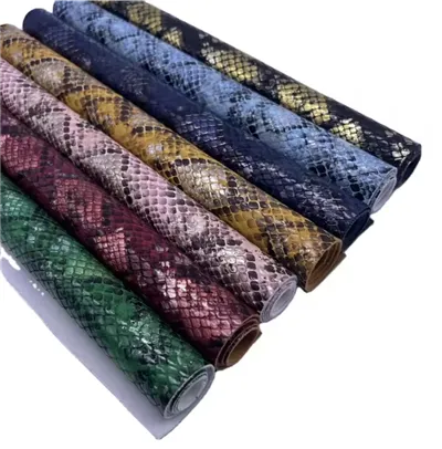 Snake Pattern PU δέρμα για τσάντες Παπούτσια