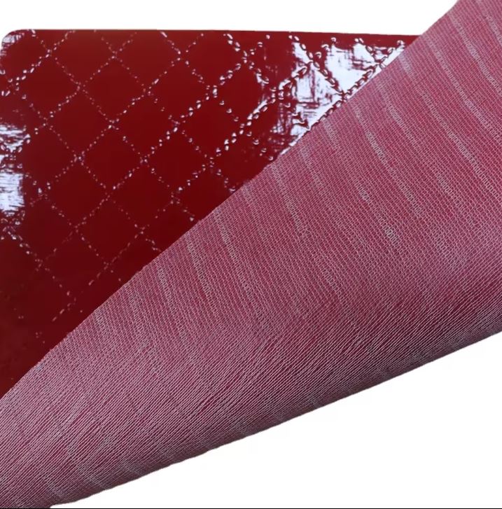 Wholesale Shoe Faux Suede Synthetic Pvc Foam Leather Bags Material Upper Fabric For Making Bags