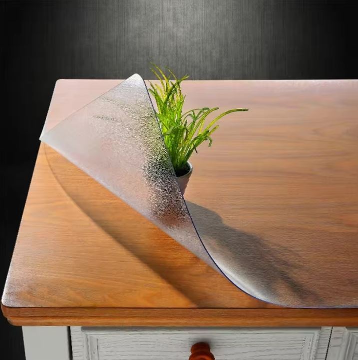 Wholesale Waterproof Clear Durable Transparent Table Cloth Plastic PVC Sheet Tablecloth Protector